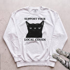 Support Your Local Coven Sweatshirt - White