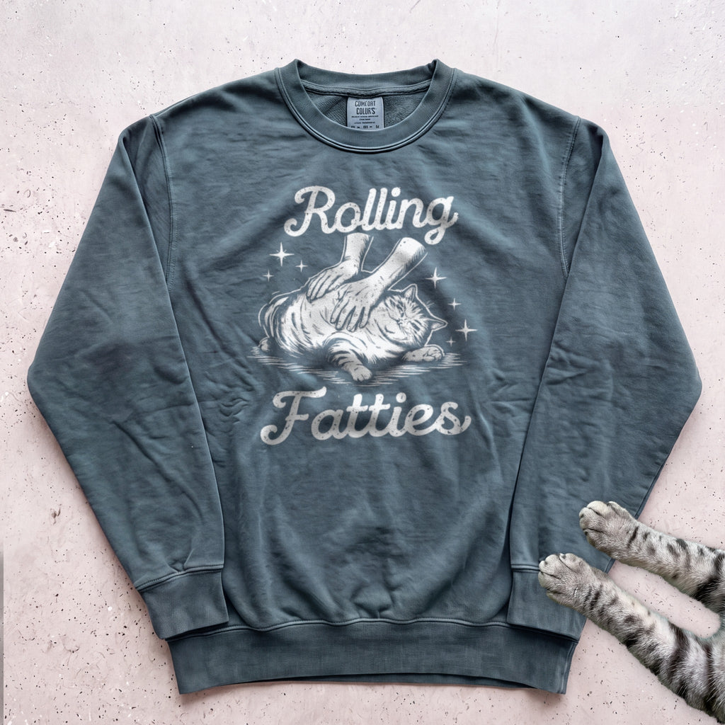 Rolling Fatties Sweatshirt - Blue Spruce