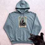 Tarot 'The Cat Mom' Personalized Hoodie - Seafoam