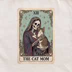 Tarot 'The Cat Mom' Personalized Tote Bag - print detail