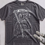 Cat Reaper tee, Dark Heather Grey