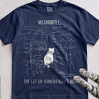 Schrödinger’s Cat tee, Navy