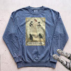 The Cat Lady Sweatshirt - Blue Jean