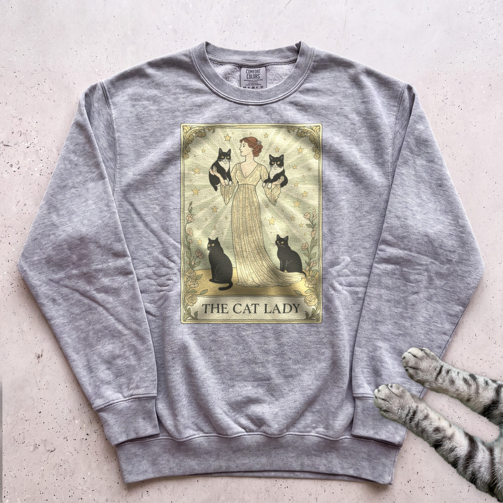 The Cat Lady Sweatshirt - Grey