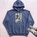 The Great Cat Wave Hoodie - Denim
