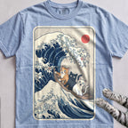 The Great Cat Wave T-Shirt - Chambray
