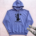 Tokyo Record Store Cat Hoodie - Flo Blue