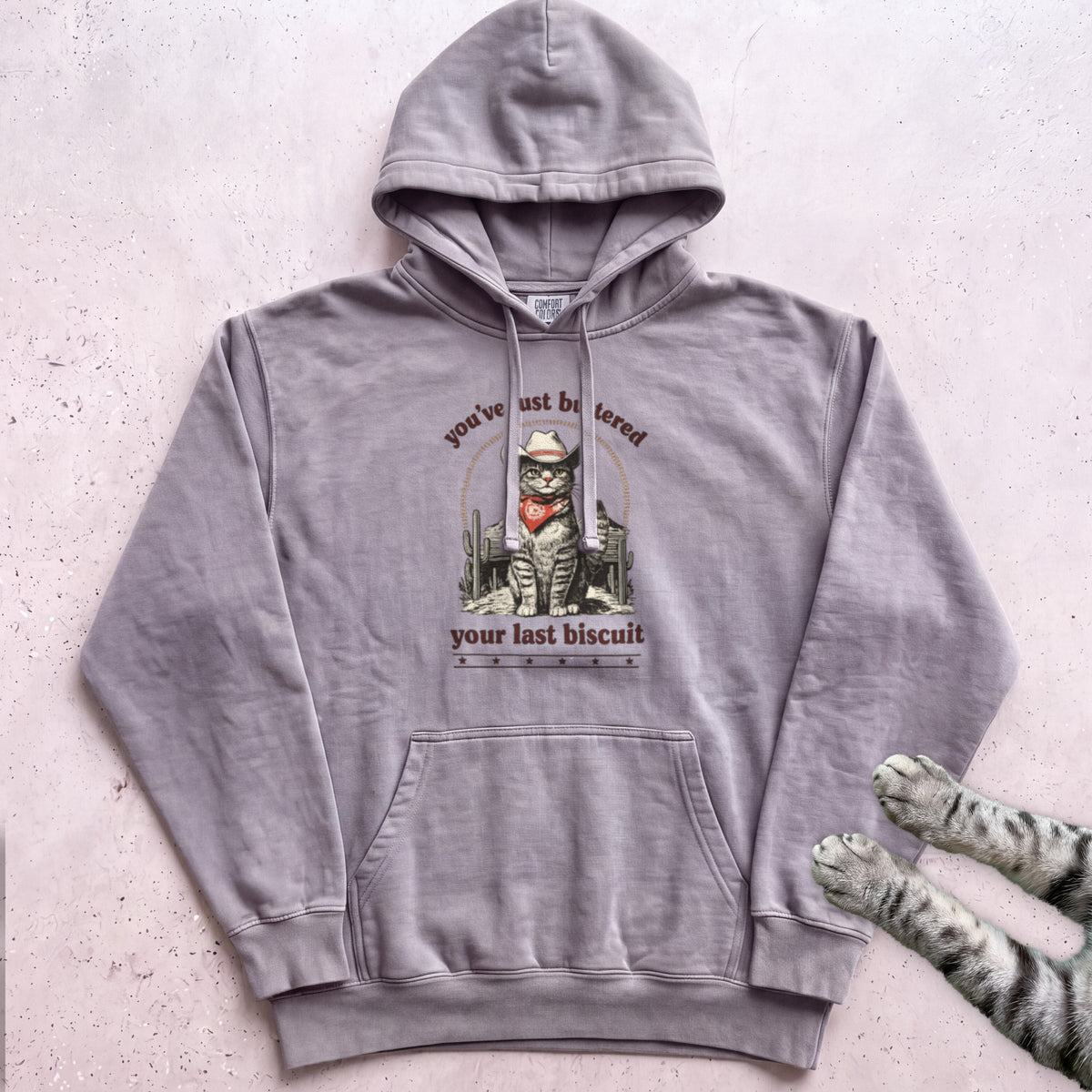 You’ve Just Buttered Your Last Biscuit Hoodie - Grey