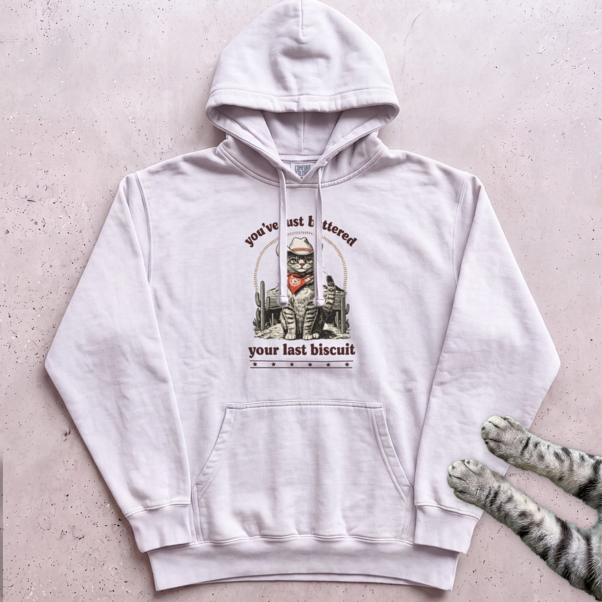 You’ve Just Buttered Your Last Biscuit Hoodie - White