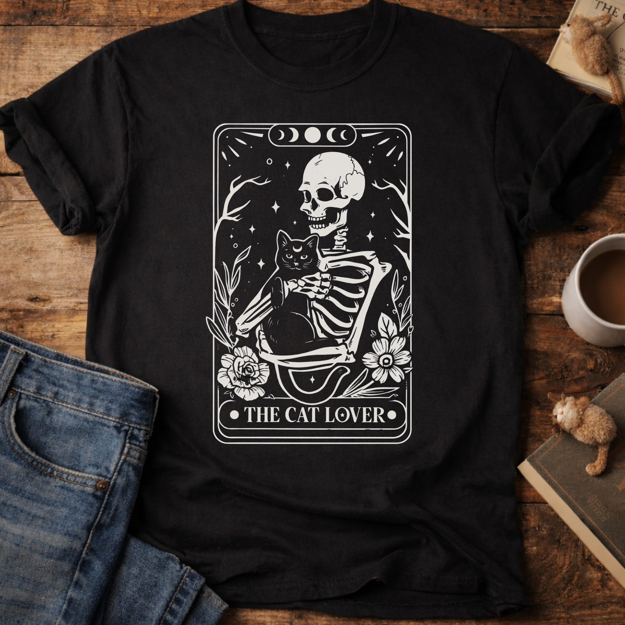 The Cat Lover Tarot Card T‑Shirt