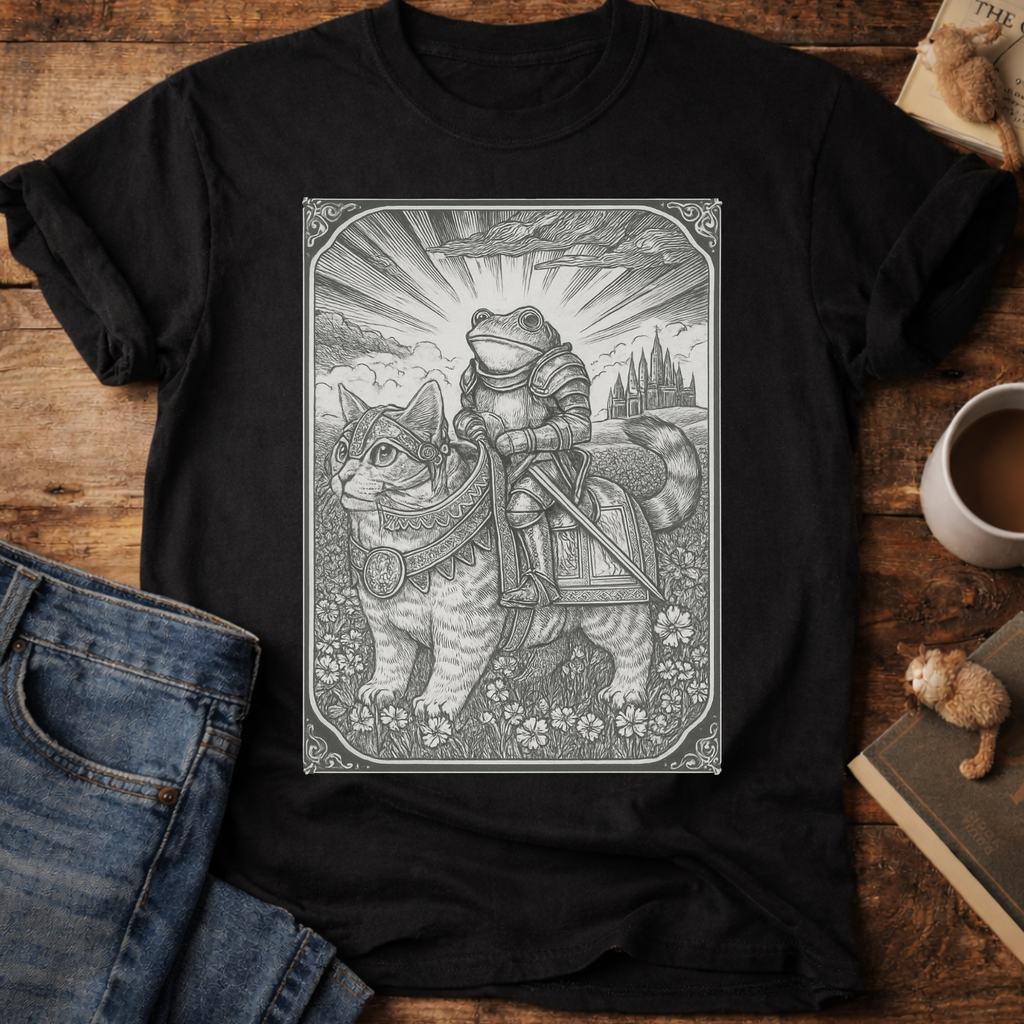 Frog Knight Graphic T-Shirt
