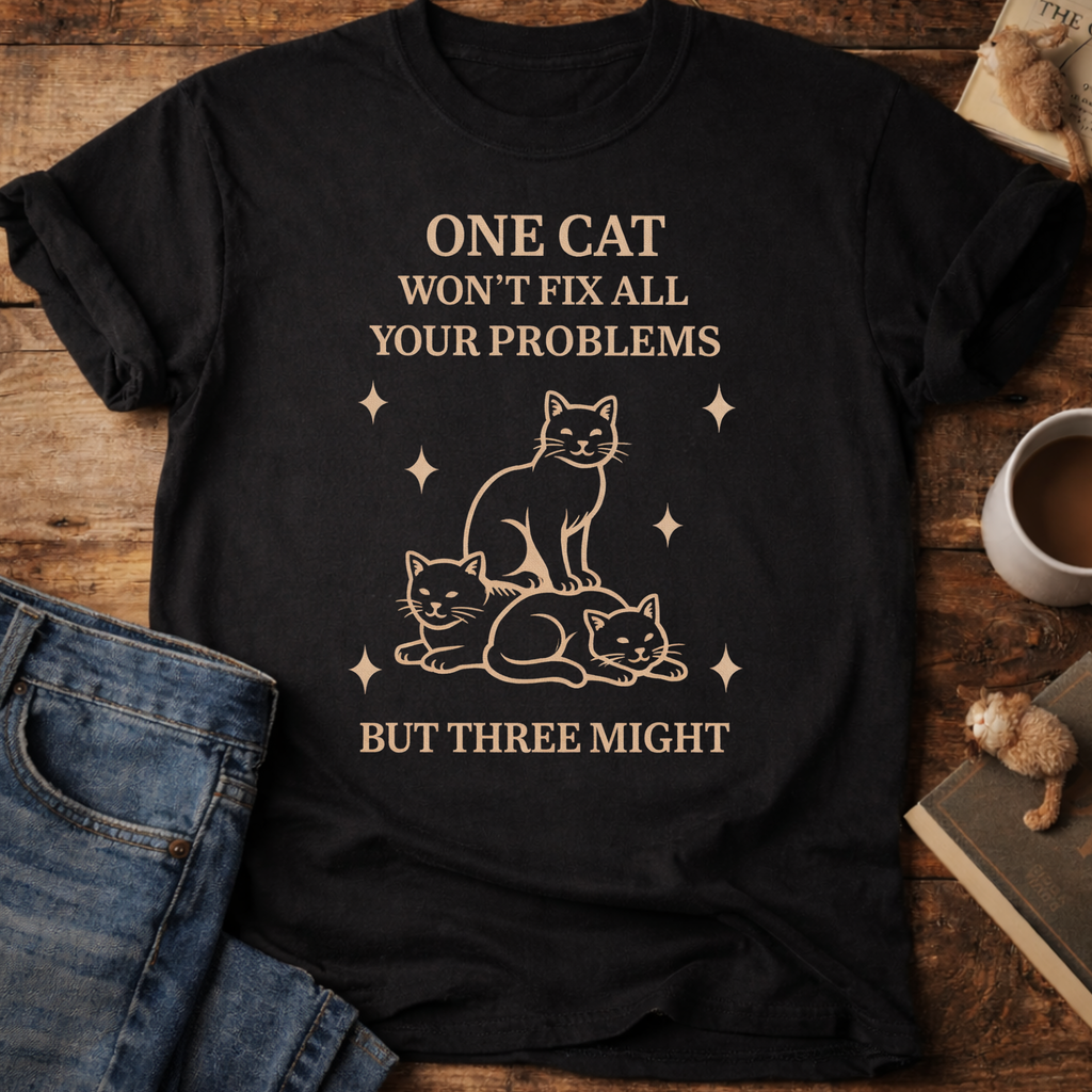 One Cat Won’t Fix It T-Shirt