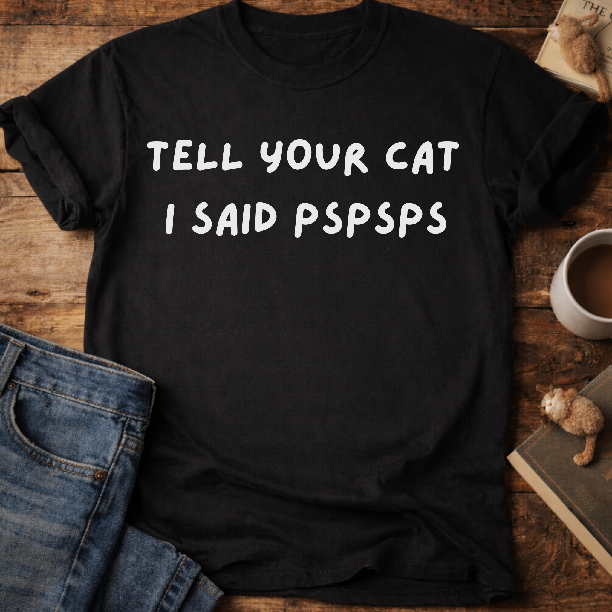 Psspss Cat T-Shirt