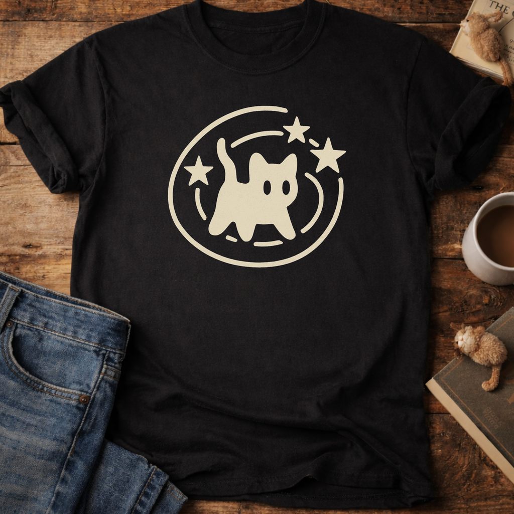 Retro Space Cat T-Shirt