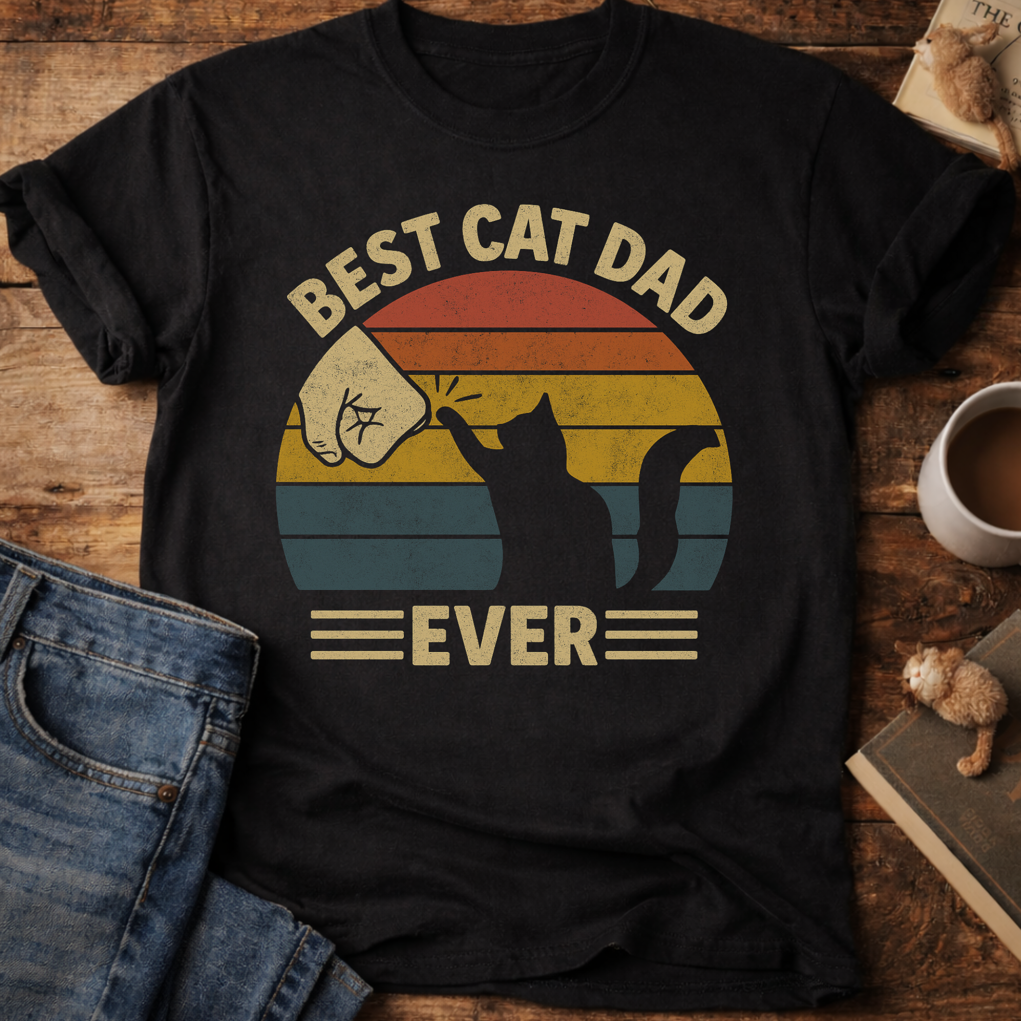 Best Cat Dad Ever T-Shirt