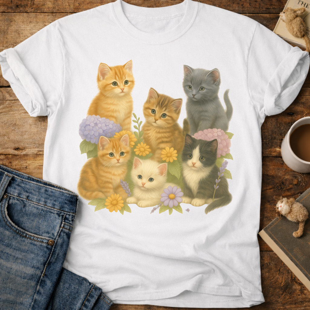 Cute Kitten Cluster T-Shirt