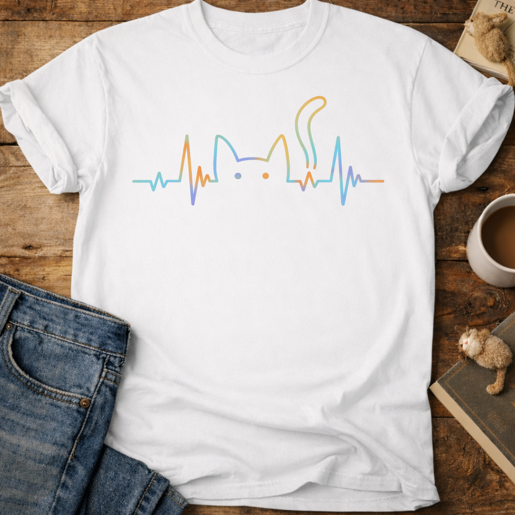 Cat Heartbeat T-Shirt