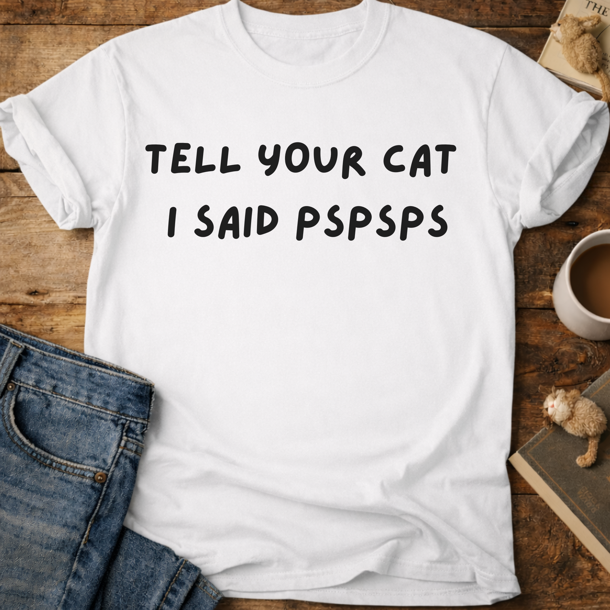 Psspss Cat T-Shirt