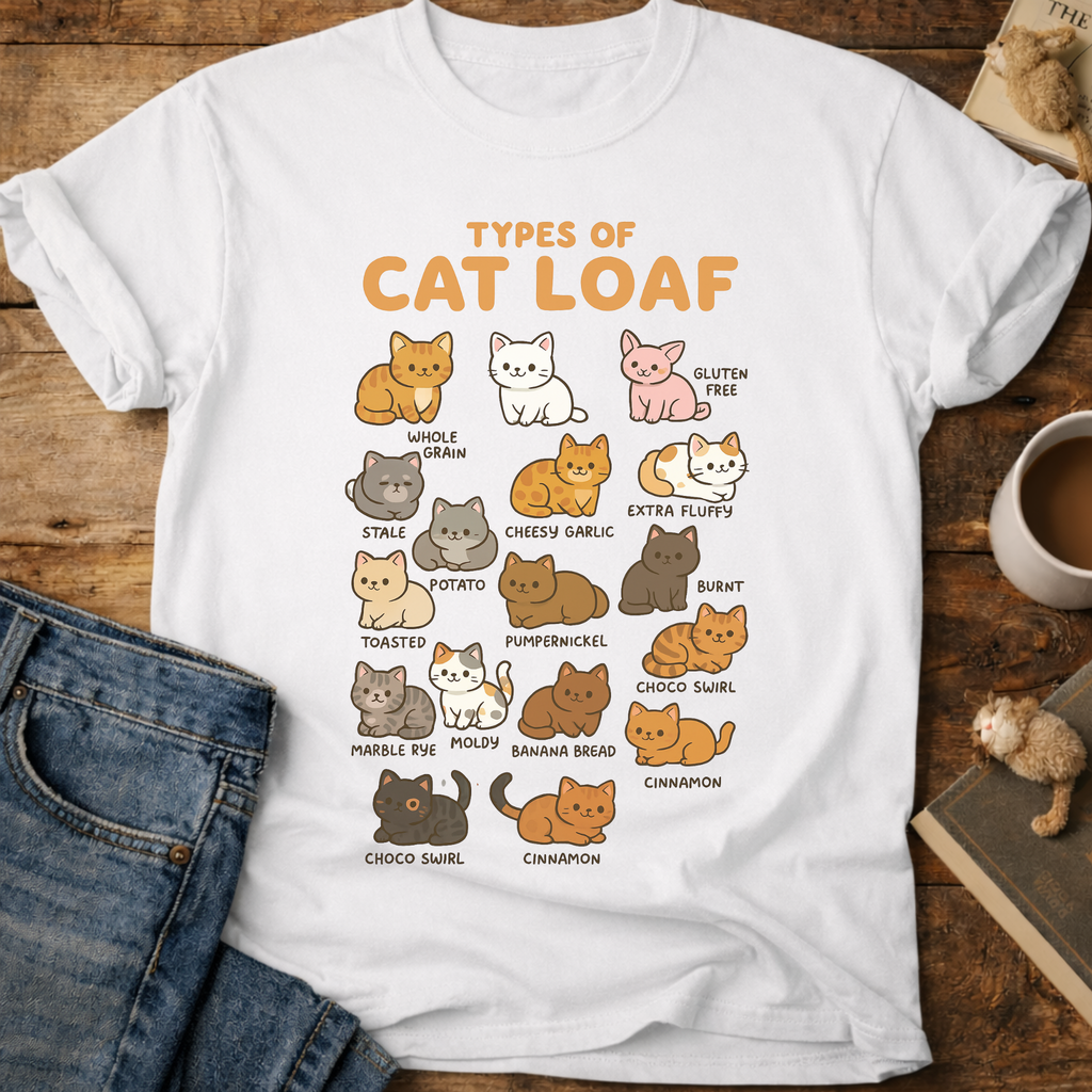 Cat Loaf Chart T-Shirt