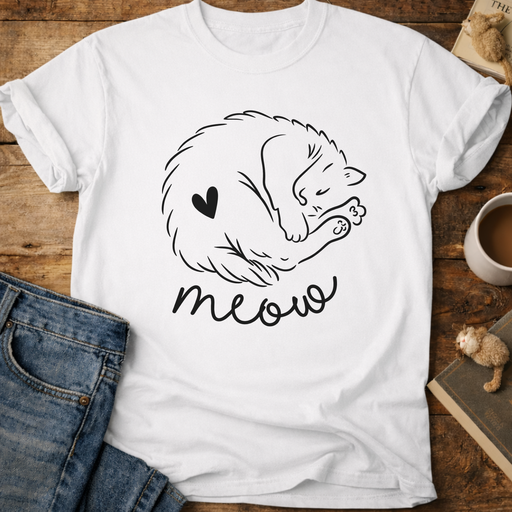 Sleeping Kitty T-Shirt