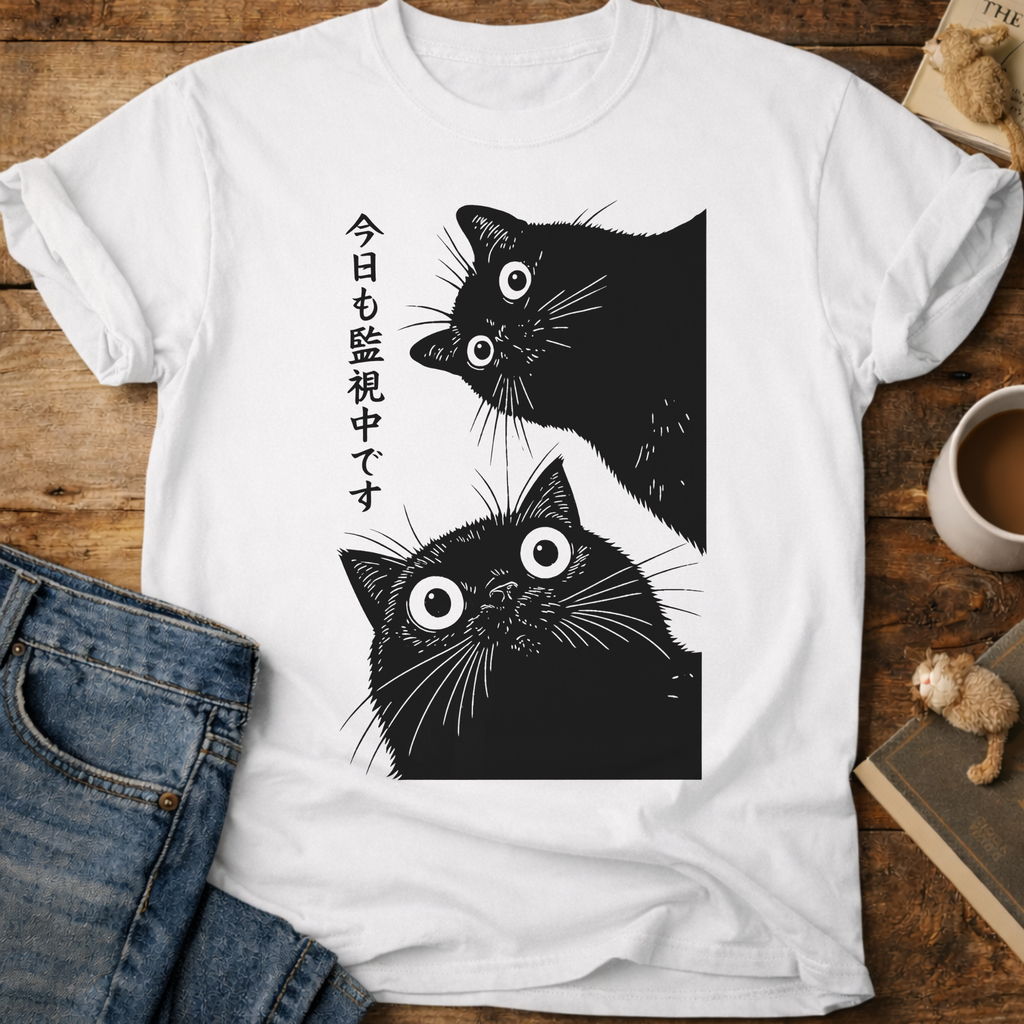 Peek Cat T-Shirt