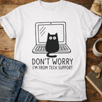 Tech Support Cat T-Shirt
